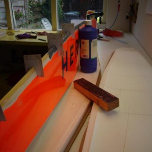wing finish 01  LE sanding