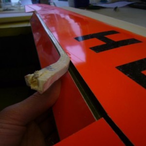 wing finish 05 gap core removal