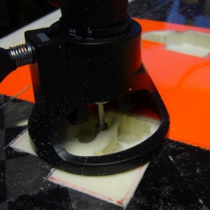 wing finish 08 servo hole milling
