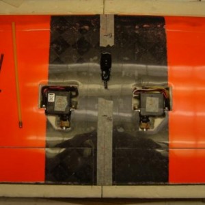 wing finish 22 servos and switch
