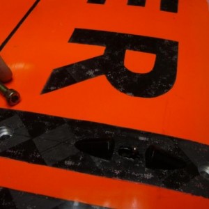 wing finish 25 bonding screw inserts and switch