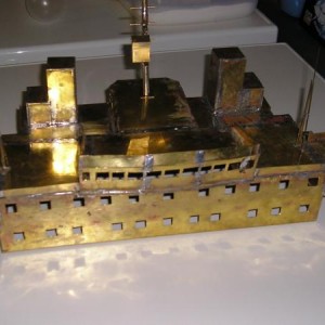 ruwe opbouw van messing