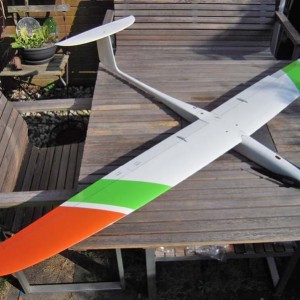 Enigma F5B Kira 600-38, 3600 mAh 4S, RFM 15 x 13, bovenaanzicht
