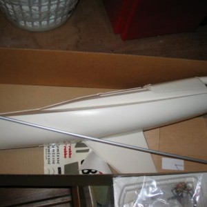 Robbe Comtesse incl beslagset en originele servo's
