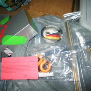 Robbe Comtesse incl beslagset en originele servo's