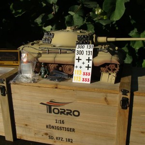 on box with accesories