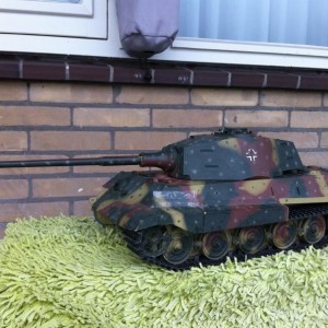 Tamiya King Tiger 1981 buiten 1