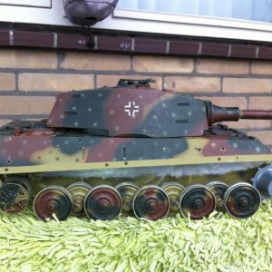 Tamiya King Tiger 1981 buiten 2