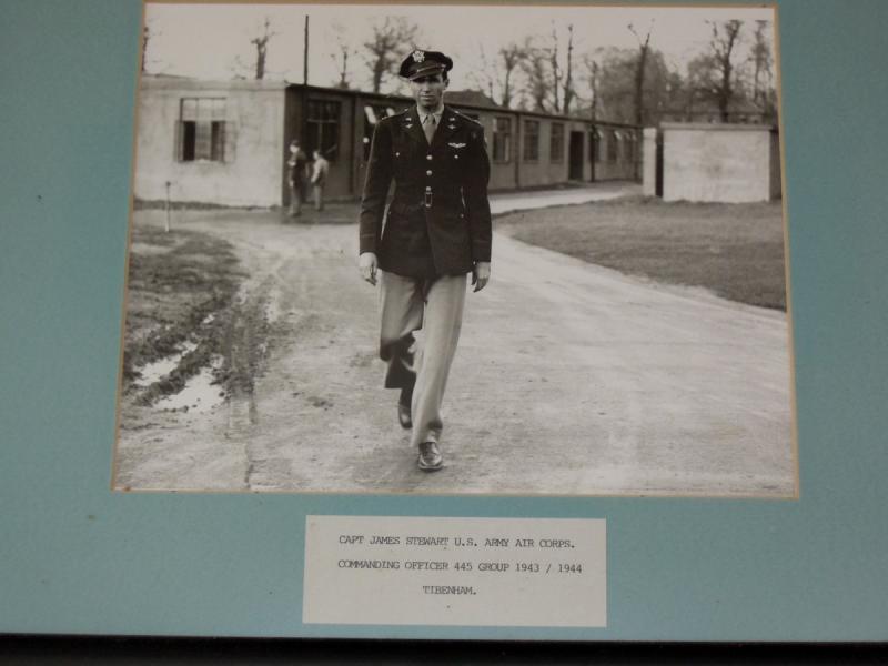 1943. Tibenham Airfield. James Stewart