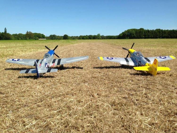 2 x P51 Mario Ferry (blauwe is van mij de gele is van ferry)