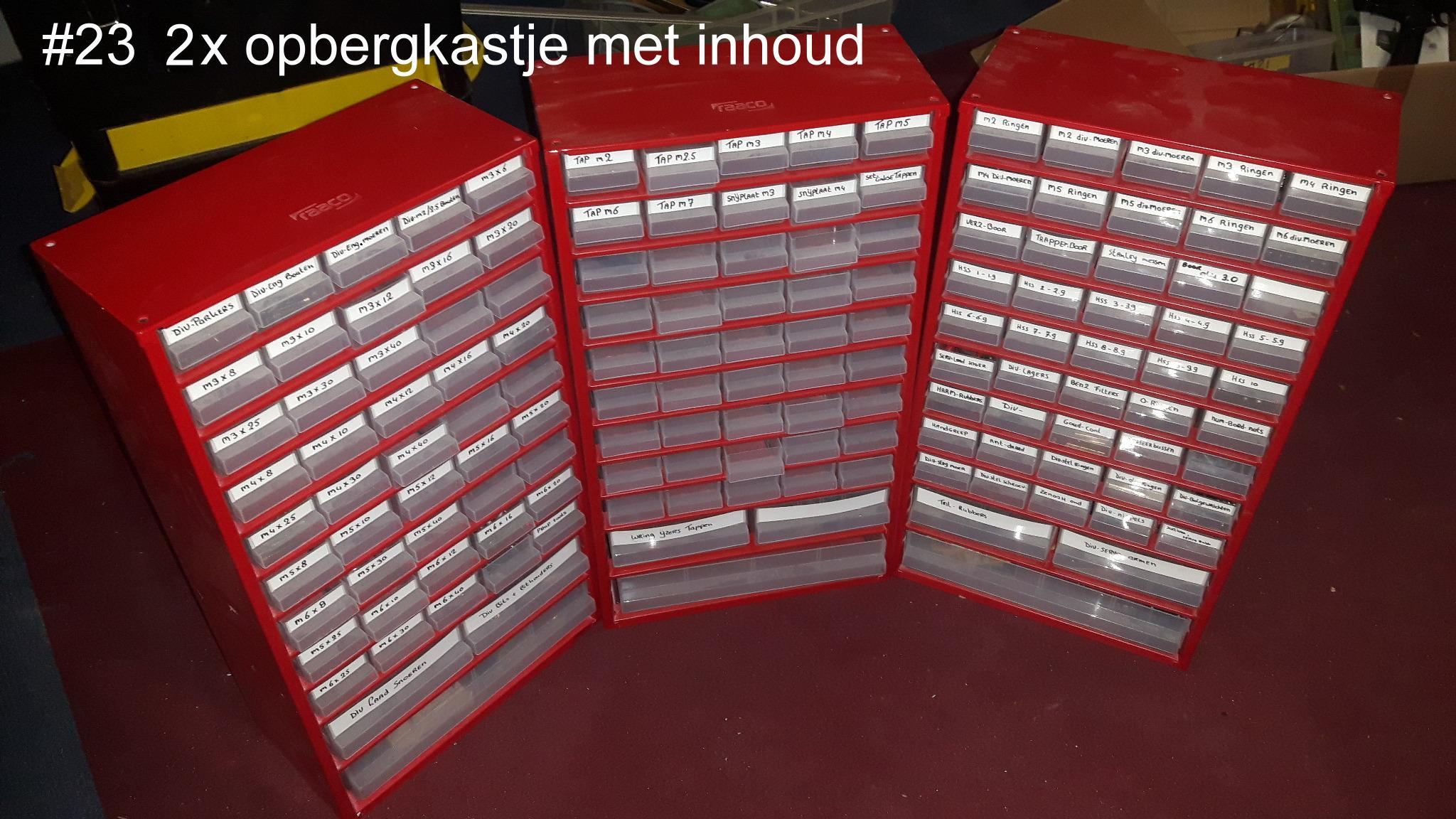 #23 Opbergkastjes Met Inhoud