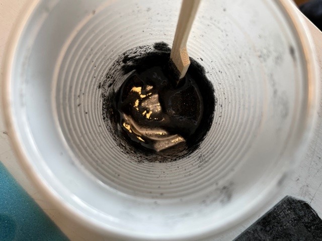 24 Uur Epoxy Met Koolvijlsel En Verdikkingsmiddel