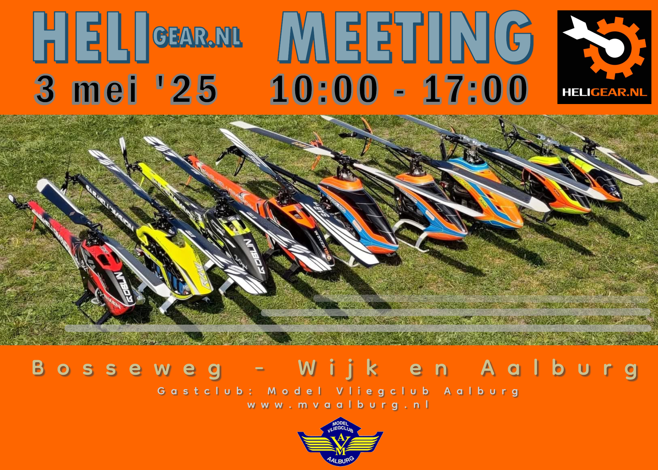 Affiche Heli Meeting 3 Mei 2025