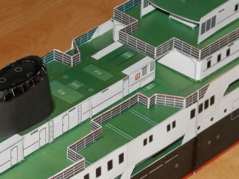 Akkomodatie rond de hoofdmast volgens de bouwplaat