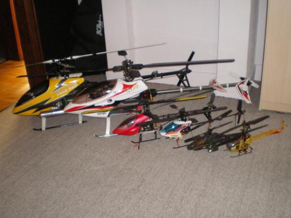 al men heli's
T-rex 600 nitro super pro, raptor 550E, spirit fun, twister cp V2, BMI apache en micro 47 G