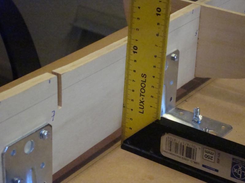 Bouwplank haaks vertikaal