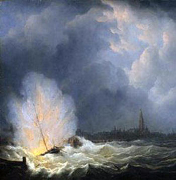 bron afbeelding: Olieverf op doek van Jacobus Schoenmaker Doyer ca. 1834 
Schilderij uit de collectie van het Rijksmuseum te Amsterdam