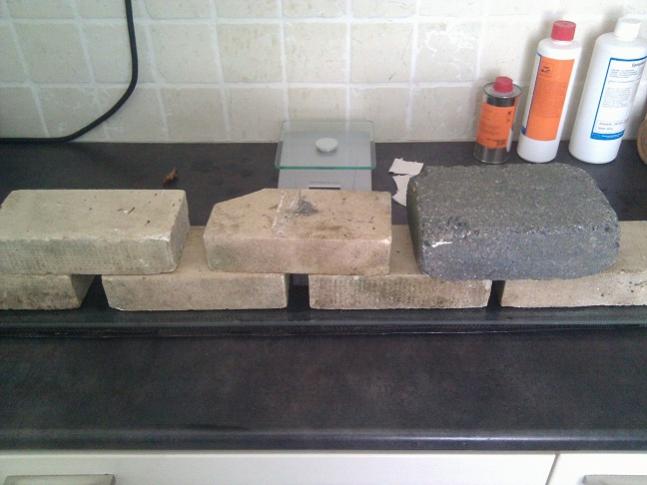 Carbon en Exopy er tussen, flink wat gewicht er op.