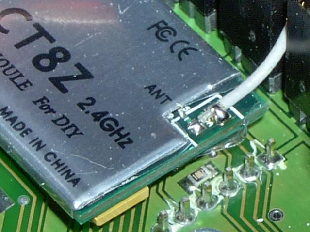 Corona CT8Z DIY-module-antenne
2.4 GHz DIY module.