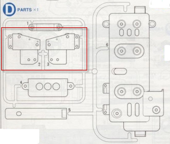 D Part Mercedes Benz D2 en D3