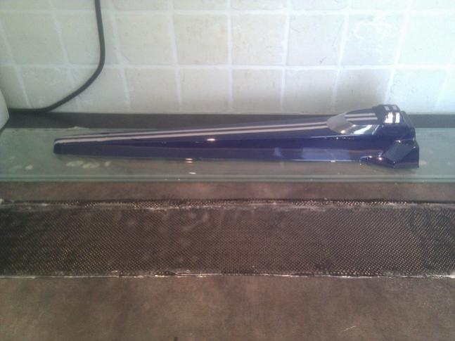 Even gepolijst met de Dremel en voila