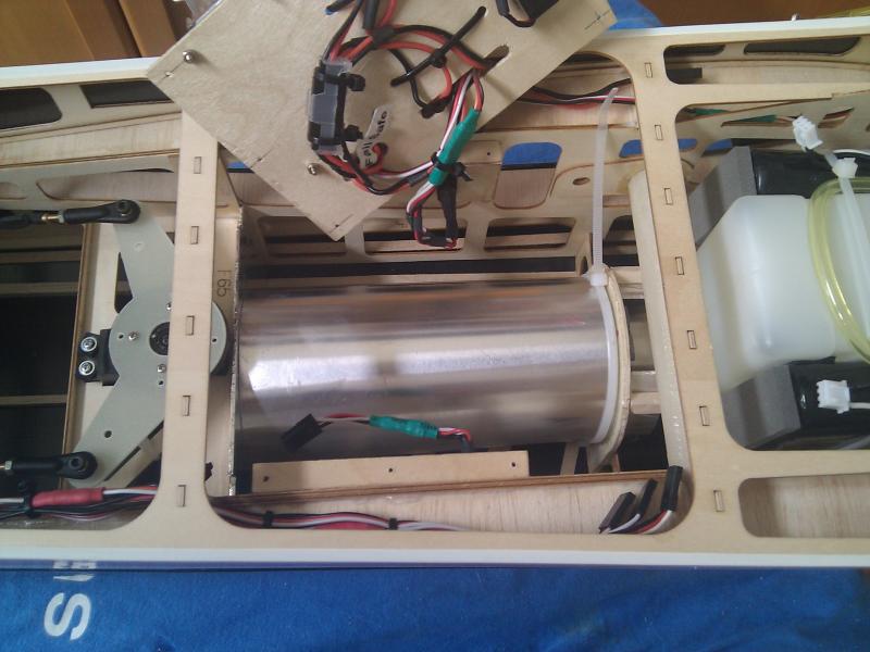 Extra alu heatshield + kabels