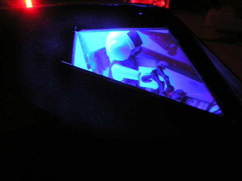 F117 Lighted cockpit 1