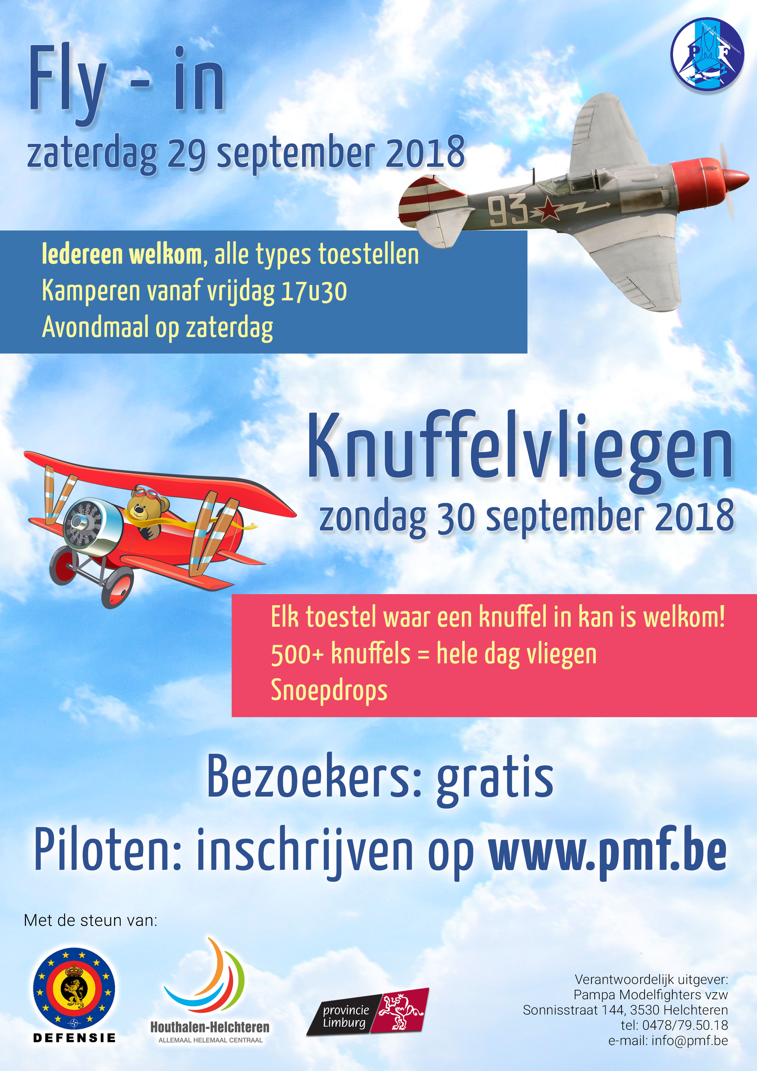Fly-in & knuffelvliegen PMF 2018