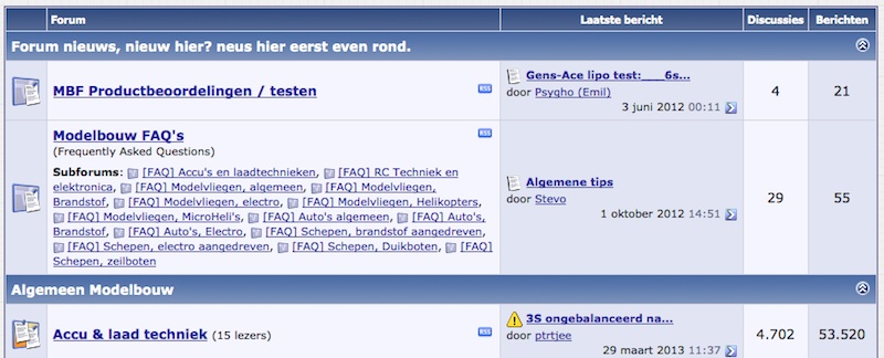 forum index
