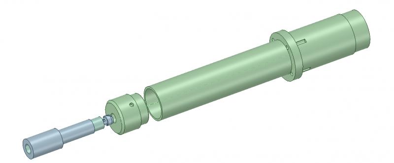 Fuel combustion canister ( Swirler-layout ) Spiral vortex