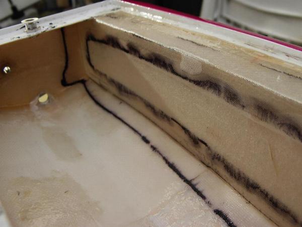 Glasweefsel benat met epoxy