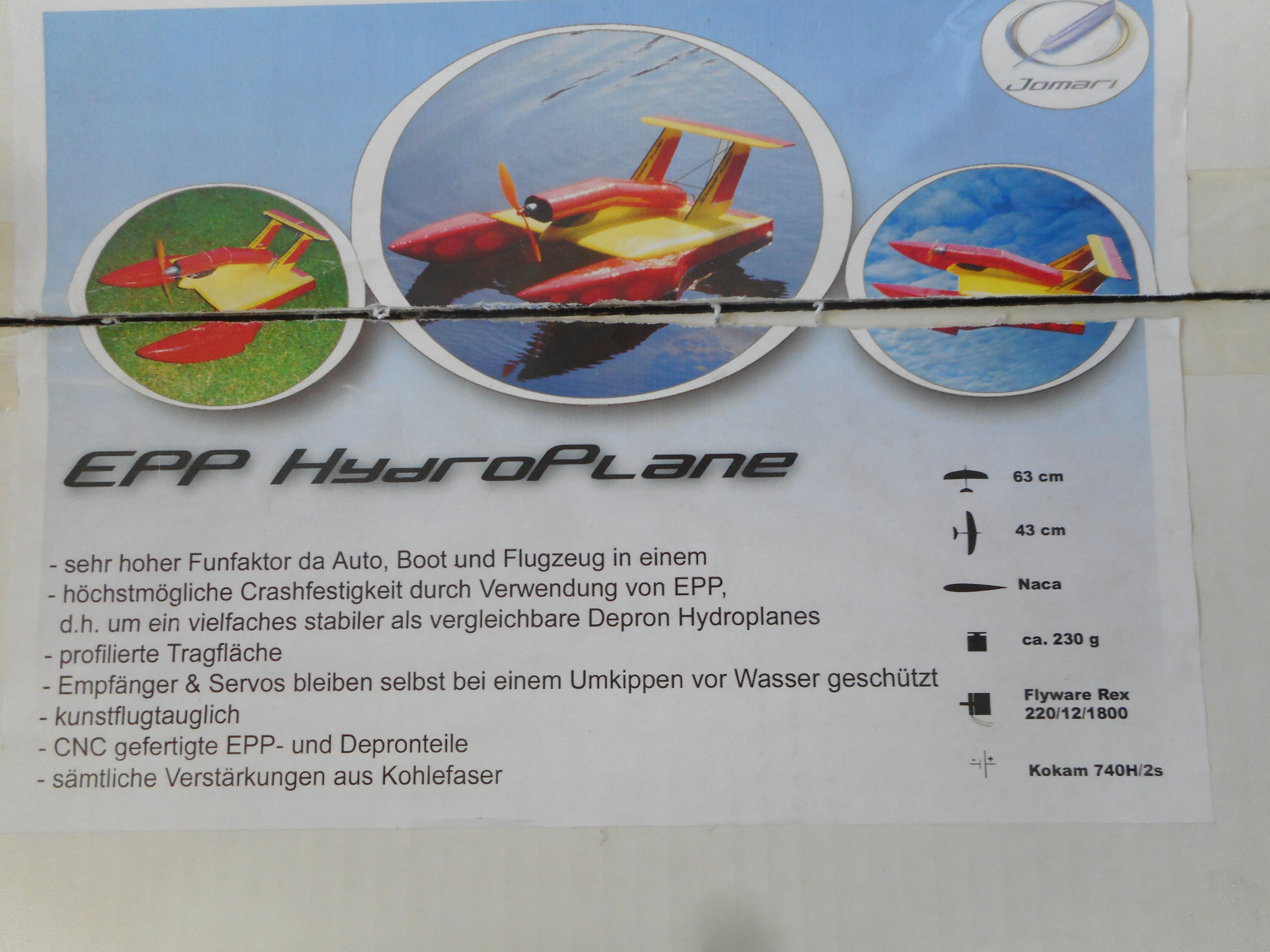 Hydroplane Jomari Etiket