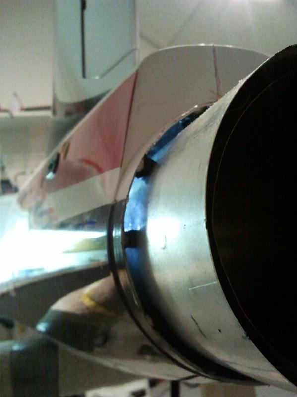 Jetpijp gereed