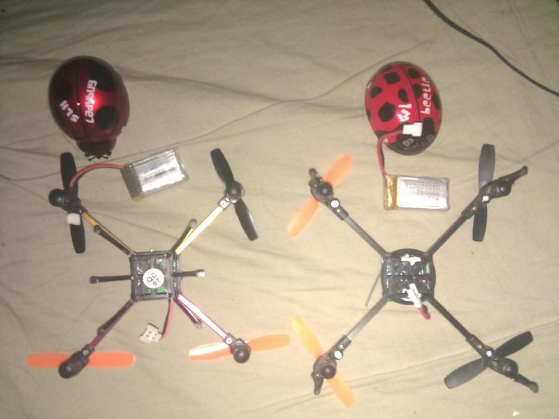 lady bird   21 gram    &     lady bug, 28 gram met accu 
 onder