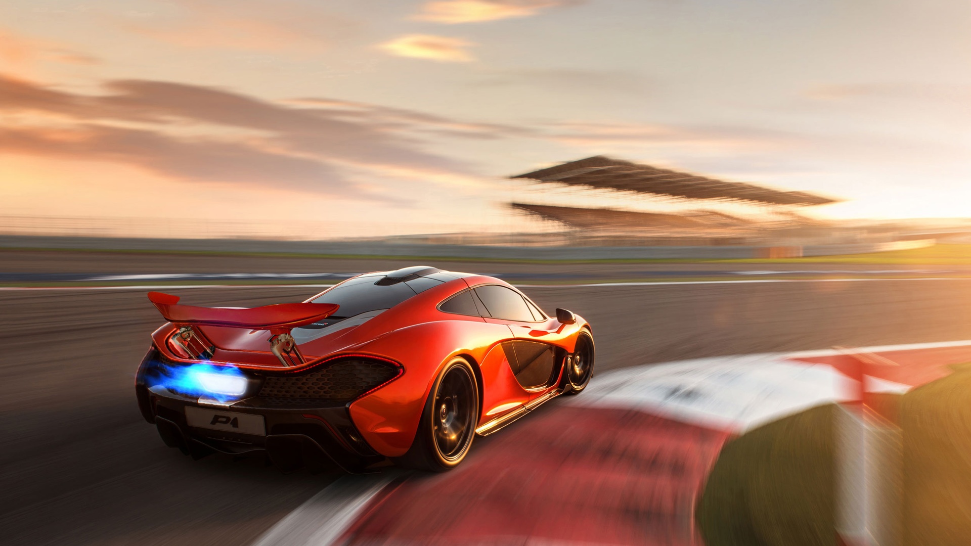 Mclaren P1 Vulcano Orange