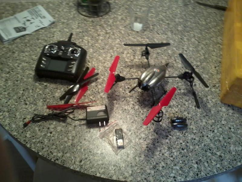 mijn nieuwe qaudcopter