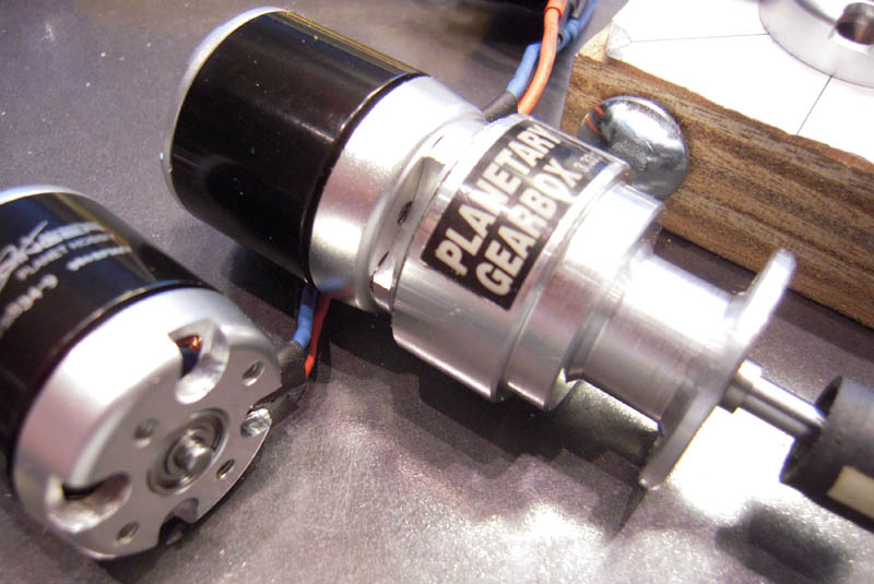 Motor en reductie