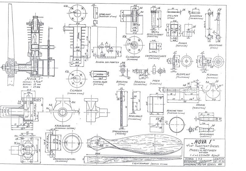 Ned Nova modelmotor 4 5 cc