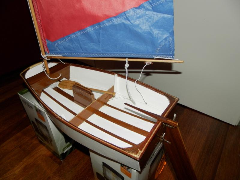 Optimist jeugdzelboot giekconstructie
