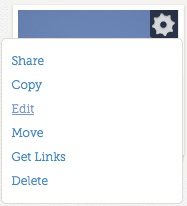 PhotoBucket menu
