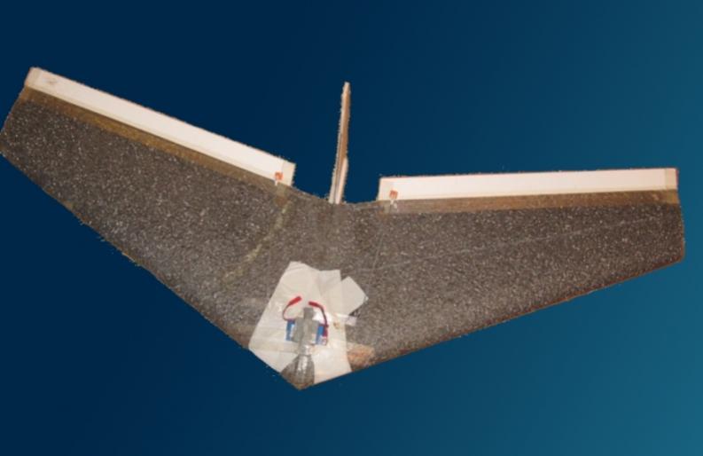 RMD foamboard elevons wing