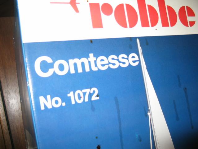 Robbe Comtesse incl beslagset en originele servo's
