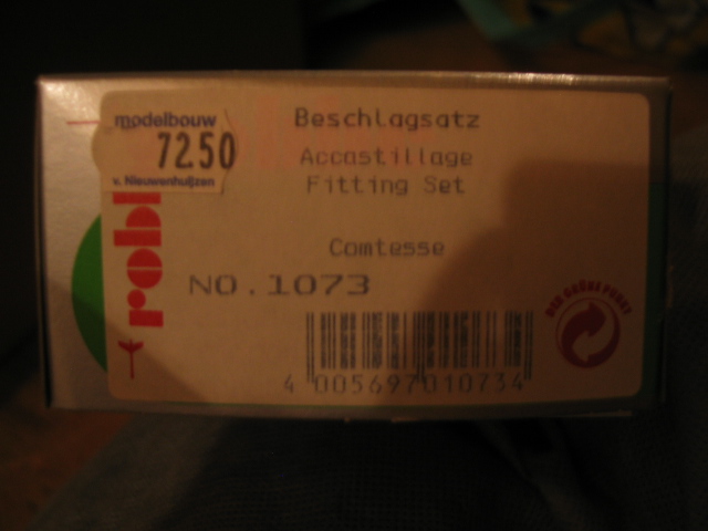 Robbe Comtesse incl beslagset en originele servo's