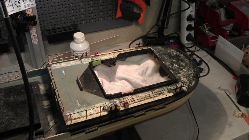 Schoonmaken achterdek