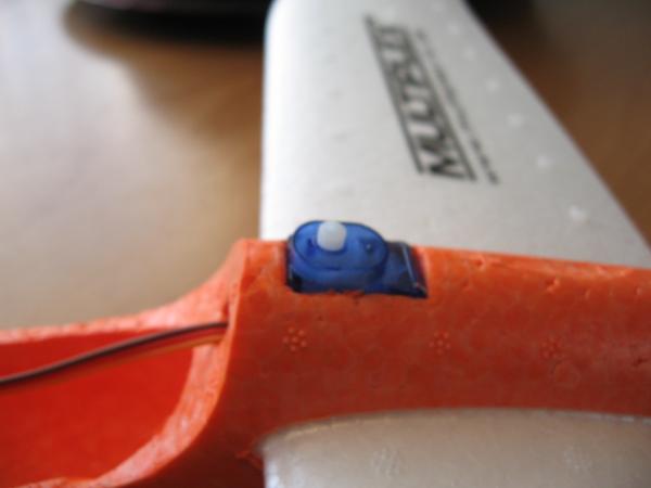 servo gemonteerd