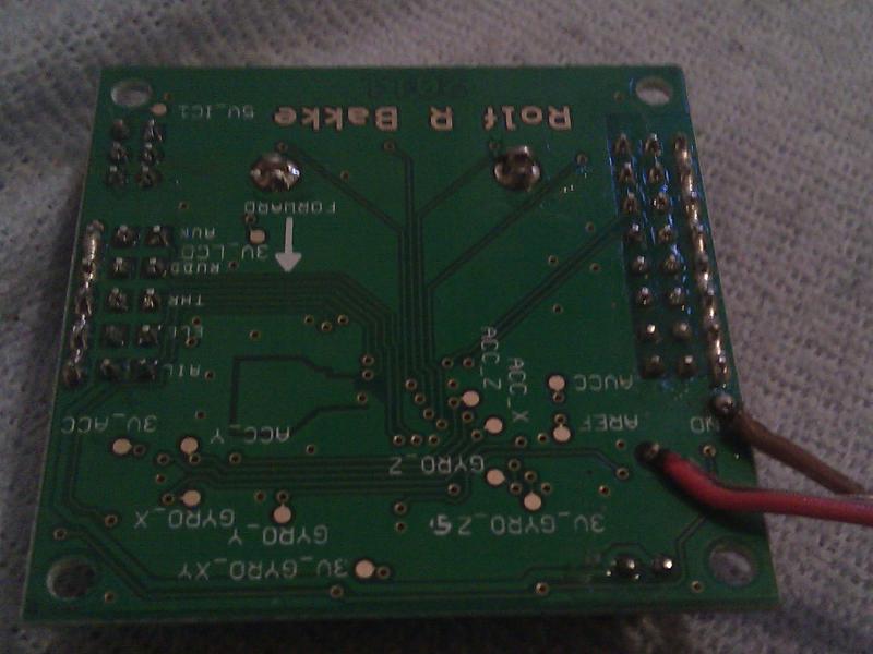 solderpunten voor aanstuuren volt alarm .kk2,0