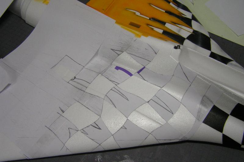 Squall airbrush blokkenmal geplakt