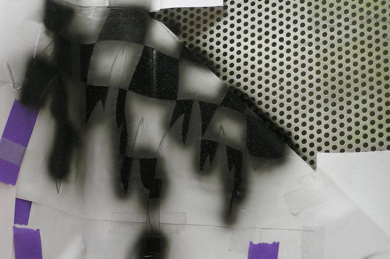 Squall airbrush zwart gespoten