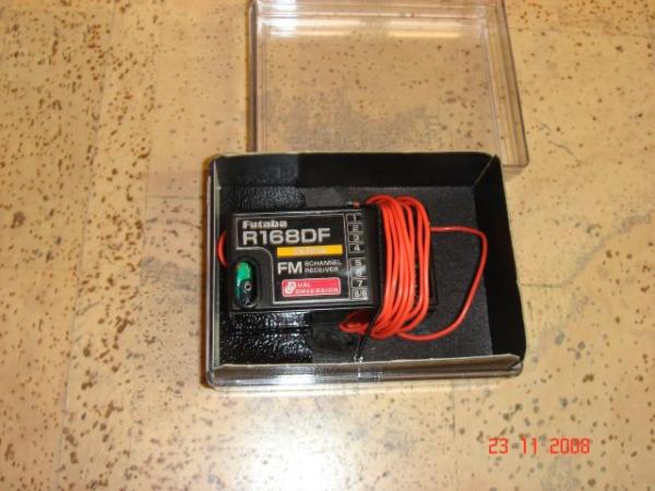 Te koop  bijna nieuwe Futaba R168DF ontvanger 8 kanaal
prijs 25€
gr Cees