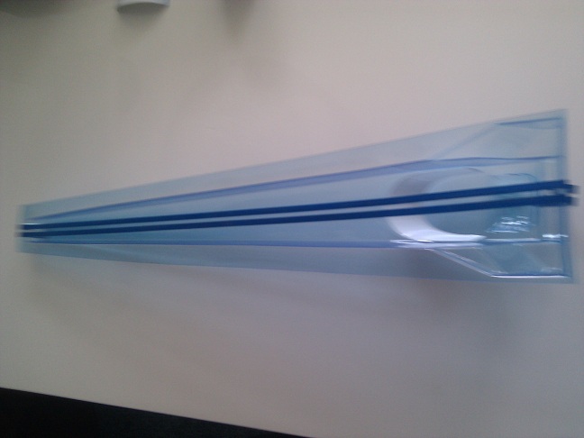 Top fuel dragster lexan body in voorbereiding